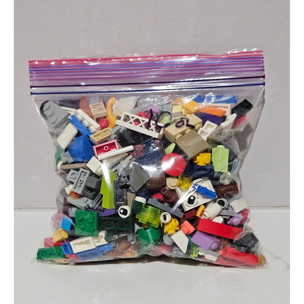 LEGO Bulk Lot Mixed Bricks Parts Pieces Multi Color Assortment 0.5lb Bag